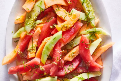 Ginger-Lime Melon Salad